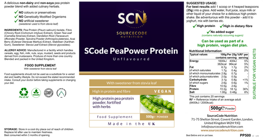 SCode PeaPower Protein