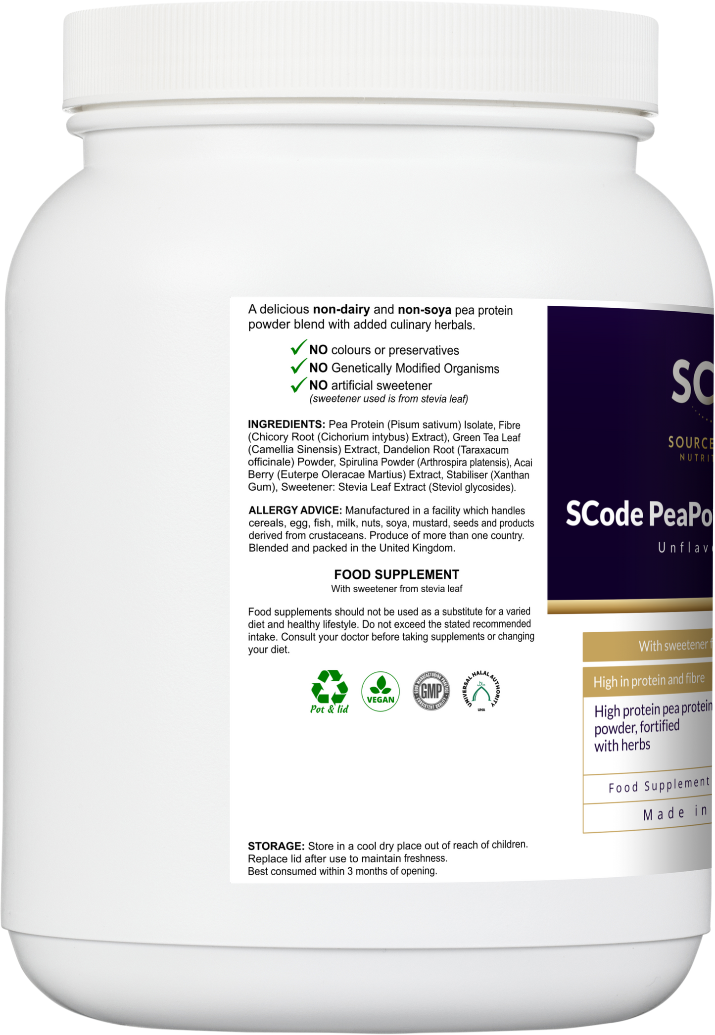 SCode PeaPower Protein