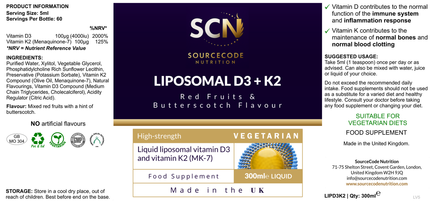 LIPOSOMAL D3 + K2
