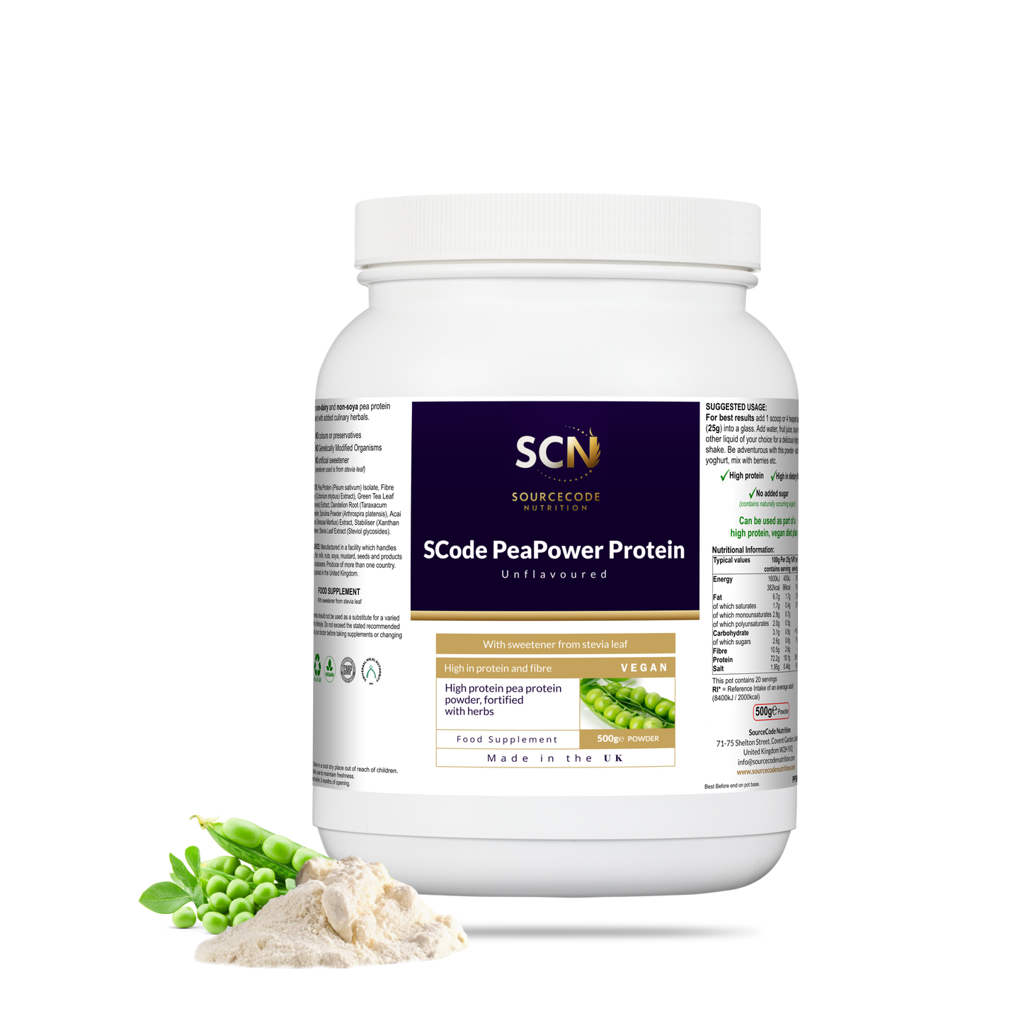 SCode PeaPower Protein