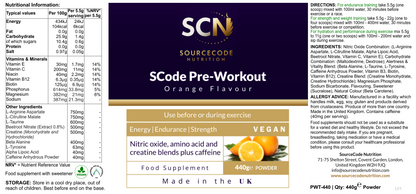 SCode Pre-Workout